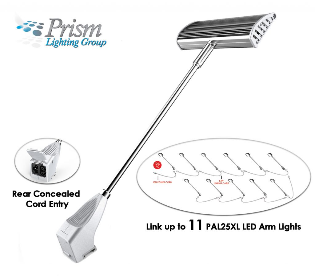 LED Display Arm Lights Prism Lighting Group